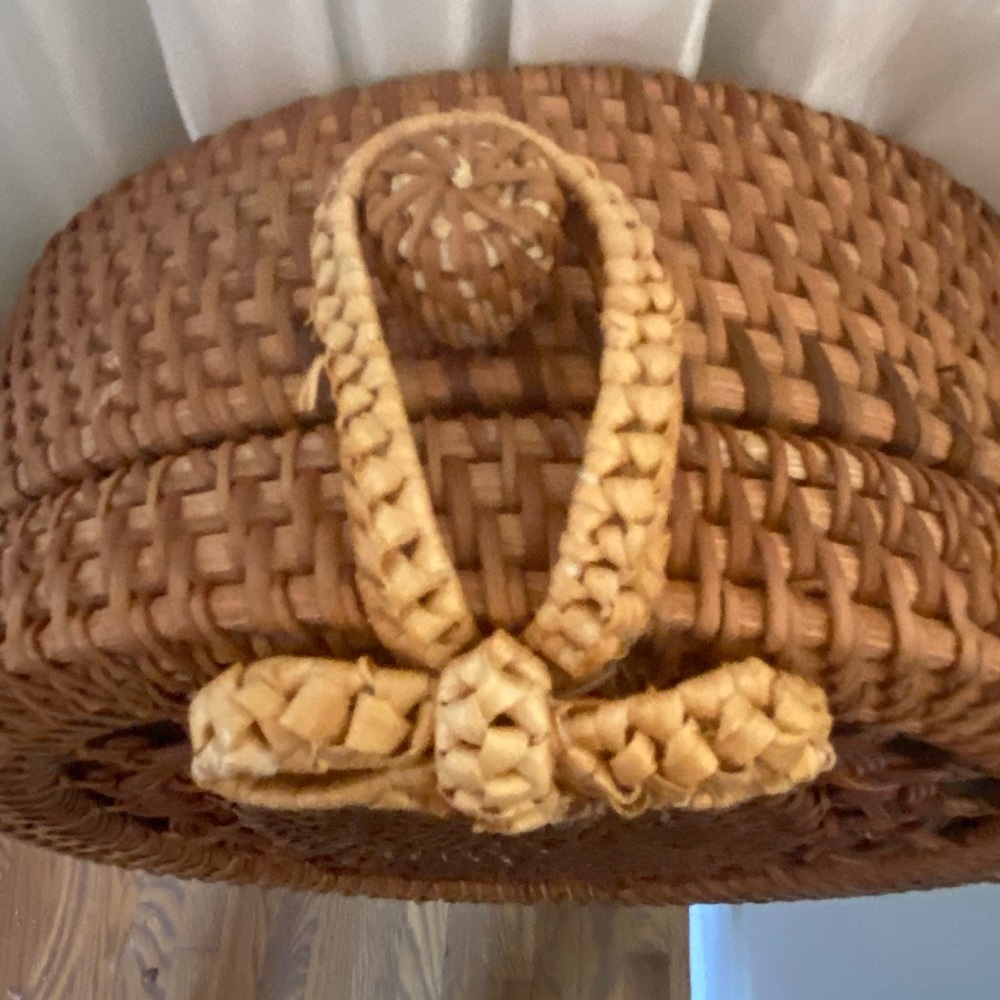 Handwoven Rattan Bag - Picture 4 of 5